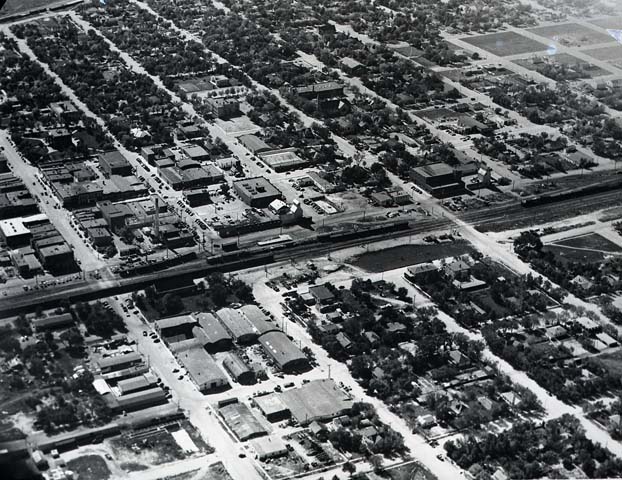 Sidney NE 1951 Aerial View